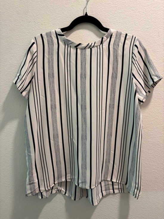 LOFT Tops - Loft Striped Short-Sleeve Women's Top, size M